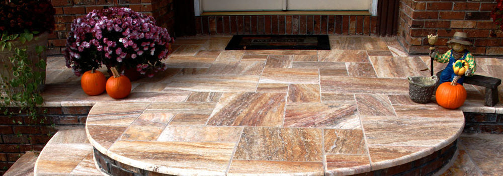 Travertine Pavers Colors and Patterns Guide 2016